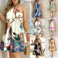 Summer Print, 2023, Straps, Baggy Dress