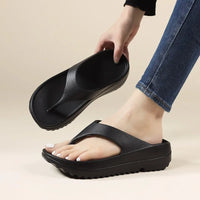Asgard Summer Fashion Flip Flops For Women 2025 New Thick Soles Beach Sandals Comfort Soft Outdoor EVA Slippers Lafy Home Slides
