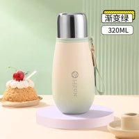 Mini stainless steel insulated cup, portable pocket pot, student tea and water separation creative casual cup gift