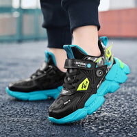 Fashion Children Sneakers Boys Shoes Fashion Pu Leather Kids Casual Shoes Black School Running Sports Tennis Shoes for Boy Baby