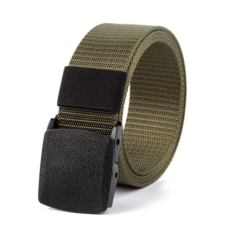 Mens Nylon Webbing Belts Canvas Casual Fabric Tactical Belt High Quality Accessories Military Jeans Army Waist Strap HB041