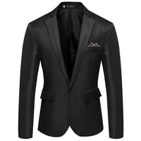 8 Colors ! Men&#39;s Suit Business Casual No Iron Single Row Single Button Blazer