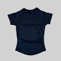 ARFTE Gym T Shirt Short Sleeve Yoga Top Women's Round Neck Seamless High Stretch Fitted Sports Gym Shirt Workout Clothing