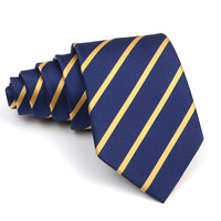New Striped Tie Men's 8cm Ties Business New Year Gift Classical Necktie Office Accessories Men Costume Daily Wear Wedding Party