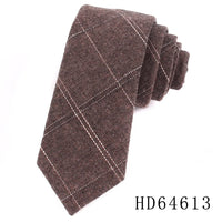Cotton Skinny Tie For Men Women Casual Plaid Neck Tie For Party Business Wedding Neckties Adult Suit Slim Neck Ties For Gifts