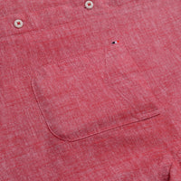Men‘s Solid Button-Down Collar Dress Shirt - Breathable Cotton-Linen Blend - Long Sleeve, Slim-fit - Spring Summer Casual Chic