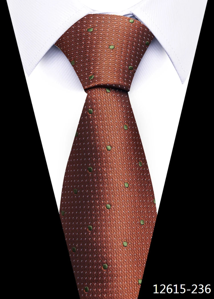Newest Style 8 cm Necktie Man Blue Golden Striped Wedding Accessories Performance Tie Men Necktie Gravatas Fit Business