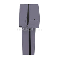 Business Mens Trousers Formal Groom Tuxedo Party Prom Regualr Tall Fit Pants