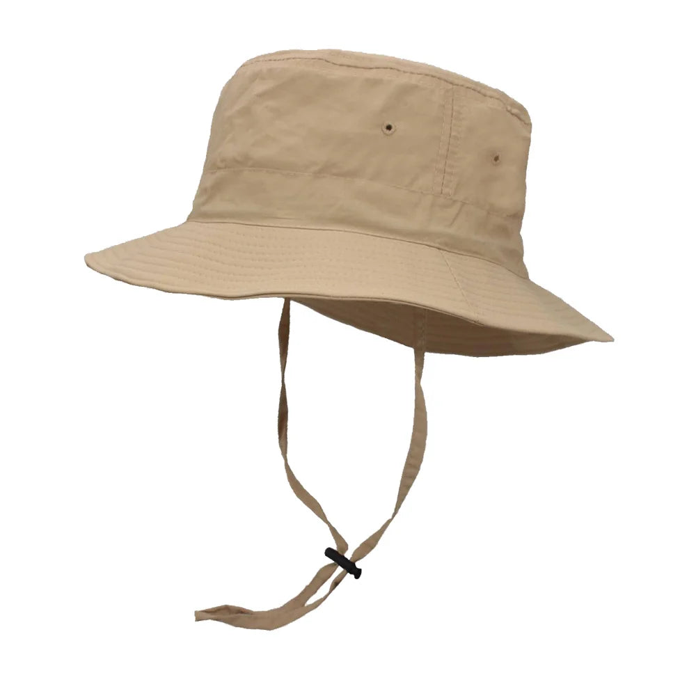 Fashion Sun Hats For Men Floppy Straw Summer Hats Women Solid Fishing Mesh Beach Panama Seaside Bucket Wide Brim Hat Cap 2025