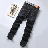 New Men Classic Jeans Jean Homme Pantalones Hombre Men Mannen Soft Black Biker Masculino Denim Overalls Mens Pants Size 28-40