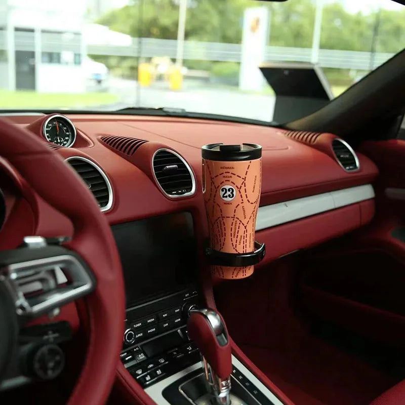 High end car stainless steel insulated cup powder pig metal gray hot and cold water cup 4S store glacier blue black