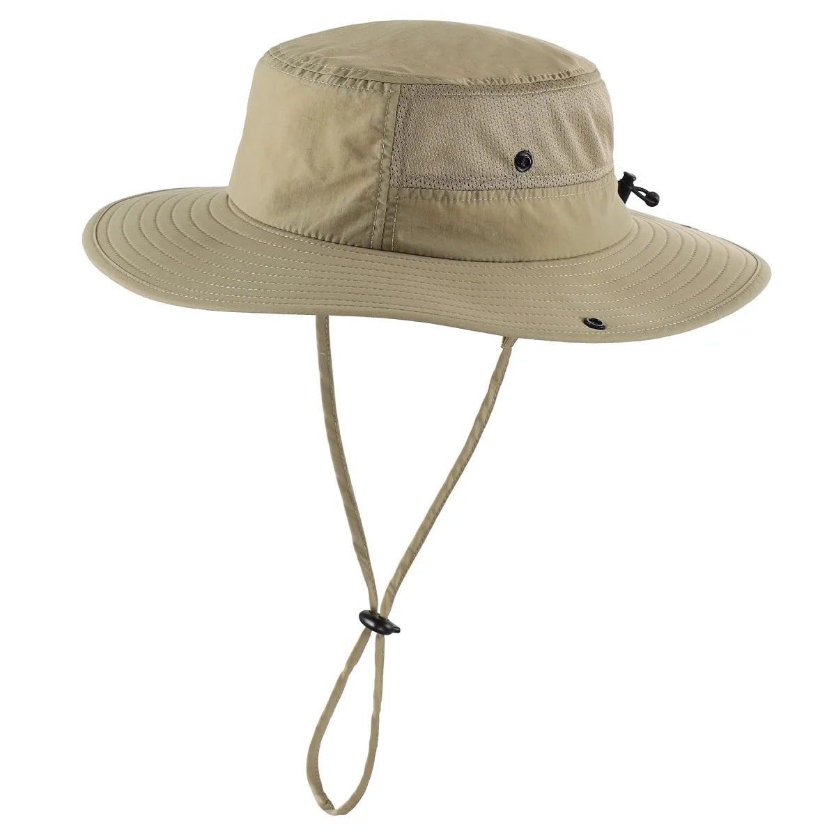 Connectyle UPF50+ Mens Sun Hat Wide Brim Adjustable Womens UV Protection Beach Bucket Hat for Fishing Hiking Snap Up Cowboy Hat