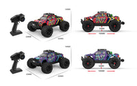 JIUSI PT14R MT14R 1/14 4WD RC Car 80km/h Brushless 2.4G Remote Control Racing Car High Speed Off-road RC Truck 3S 35C 2200mAh
