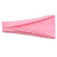 Women Headband Solid Color Wide Turban Twist Knitted Cotton Sport Yoga Hairband Twisted Knotted Headwrap Winter Hair Accessories