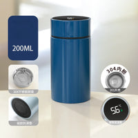 Smart Mini Pocket Thermos Cup 200ml Temperature Display Water Bottle Stainless Steel Vacuum Flasks Thermoses with Filter
