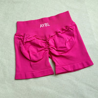 Fashion Shorts Low Waist Seamless Yoga Shorts Scrunch Bum Gym Shorts Women Workout Biker Stretch Fitness Shorts