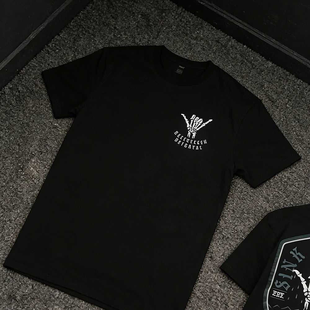 Mens T Shirt Men's Short Sleeve T-shirts Male T-shirt Essentials Clothes Cotton Tee Tops and Tees Gothic Clothing Man New Gym