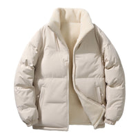 Winter Cotton Coat for Men - New Style, Lamb Hair Padded Cotton Coat, Double-sided Wear, Loose and Warm Cotton Jacket for Women