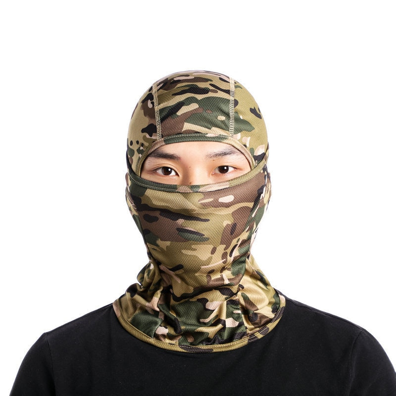 Tactical Camouflage Balaclava Full Face Mask Head Gear Sports Hat Hunting Bicycle Cycling Army Multicam Bandana Neck Gaiter