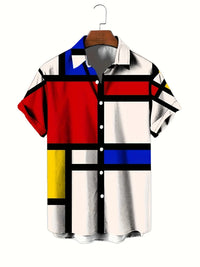 New Men's Large Size Shirts Daily Versatile Comfortable Breathable Short-sleeved Men's Button-down Shirts Fashion Men's Clothing