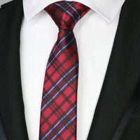 New Slim Narrow Skinny 6CM Mens Necktie Neck Ties For Man Plaids Polka Dot Striped Jacquard Cravat Business Party Corbatas
