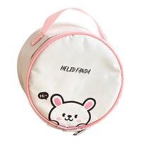 WORTHBUY Mini Capybara Thermal Lunch Bag Portable Insulated Picnic Bag Oil Proof & Waterproof Lunch Box Bag Reusable Cooler Bag