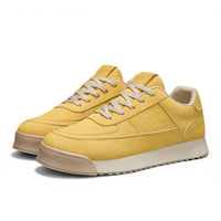Four-season Men's Large-sized Solid Color Low-top Round Toe Comfortable Soft-soled Lightweight Anti-slip Vulcanized Board Shoes
