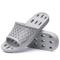CRACOMIN Summer New Shower Shoes For Women Quick Dry Pool Sandals With Drain Holes Bathroom Slides Lightweight EVA Home Slippers