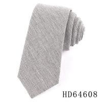 Cotton Skinny Tie For Men Women Casual Plaid Neck Tie For Party Business Wedding Neckties Adult Suit Slim Neck Ties For Gifts