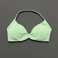 HISTELLO Strappy Bra Gym Top Women High Support Thin Strap Halter Sports Seamless Bras Scrunch Push-up Workout Yoga Tank Tops