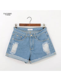 Women Jeans Shorts Summer Sexy Shorts Women Jeans Short Pants Hot Sale Denim Shorts Slim High Waist Jeans Shorts All-Match