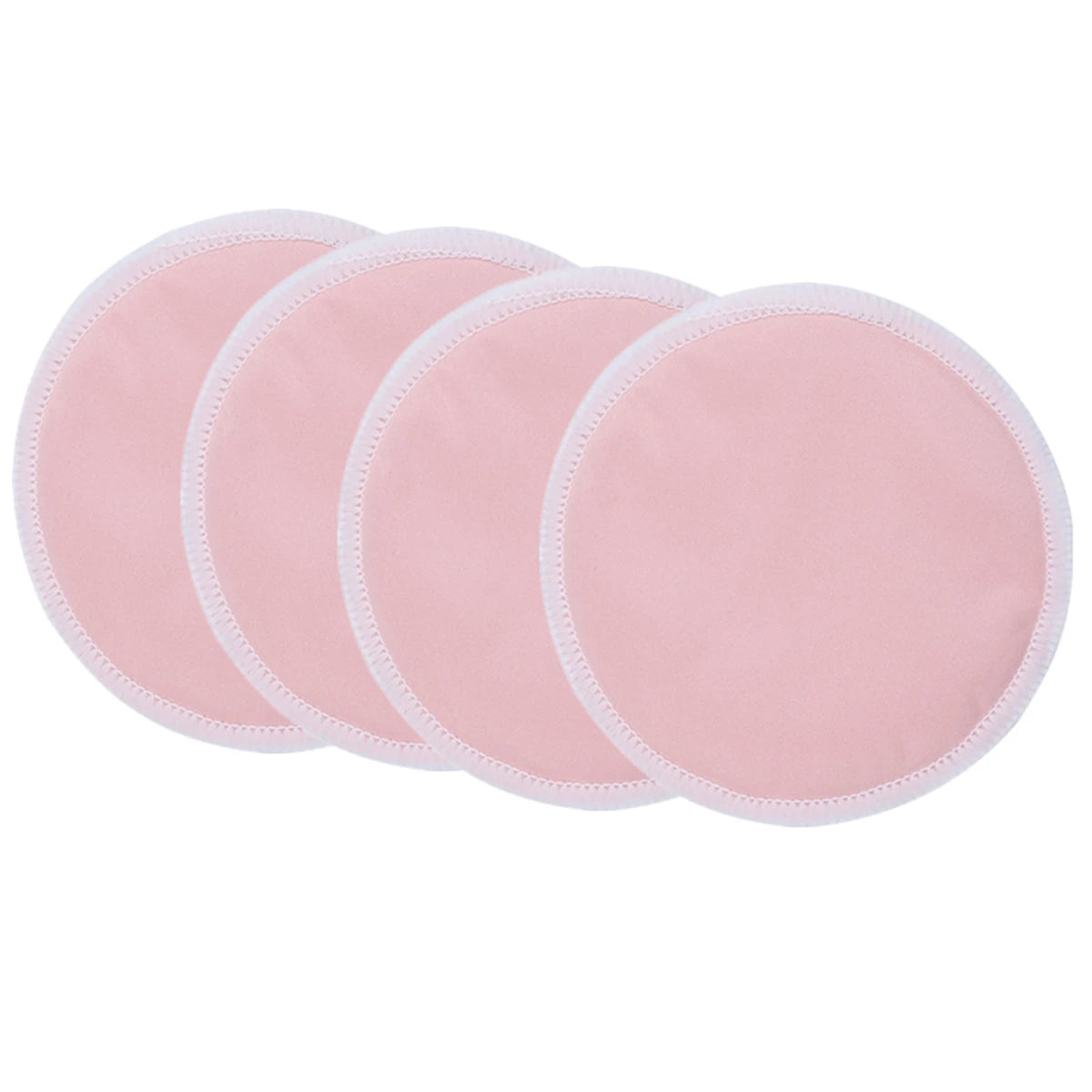 4Pc Rayon Made from Bamboo Nursing Breast Pads Washable & Reusable Breastfeeding Nursing Pads