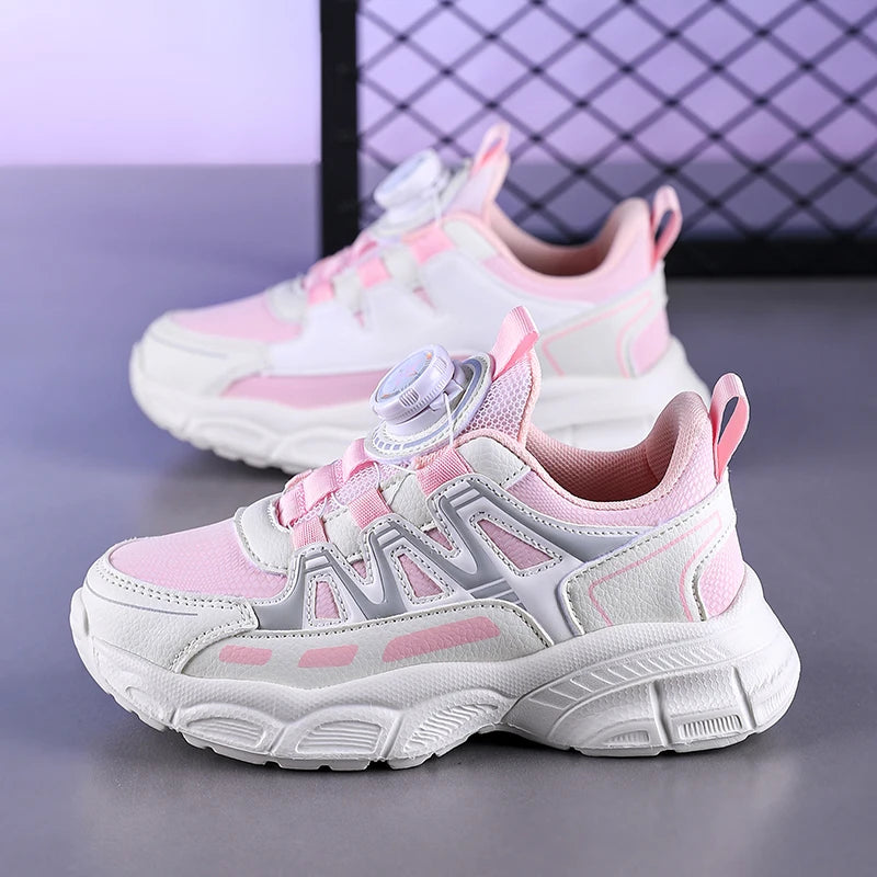 New Children Shoes Boys Fashion Sneakers Girls Sport Running Shoes Kids Breathable Casual Outdoor Walking Students Shoes Tennis