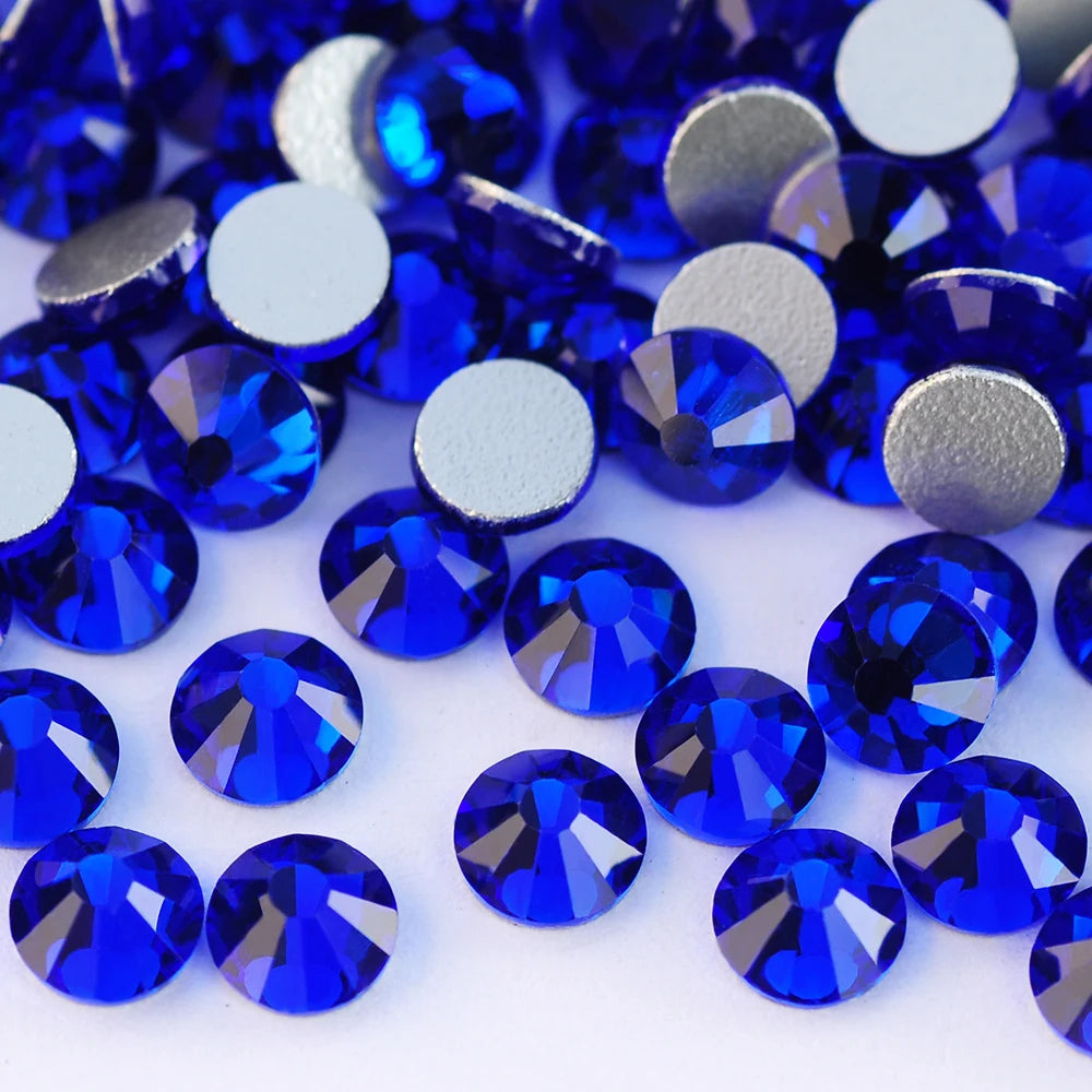 YANRUO 2058 Top Non Hotfix Flat Back Rhinestones Glass DIY Cold Fixation Nail Art Decorations Stones And Crystals Strass Crafts