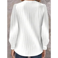 Plus Size 1XL-5XL size Women's Shirt Solid Color Diagonal Collar Long Sleeved Button Up Shirt Casual Holiday Party Shirt