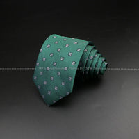 New Design Wedding Men Tie Green Solid Striped Paisley Flower Neckties Men Business Dropshipping Groom Collar Accessories Gift