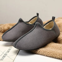Winter Cotton Shoes Men Warm Slip on Lightweight Slippers Women Plush Bedroom Home Cotton Loafers Unisex Winter Warm Shoes