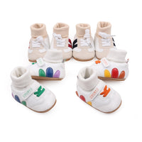 Baby Sock Shos Autumn and Winter Baby Girls Boys Ankle-covered Style 0-1 Year Old Anti Slip Fashion Design Newborn Infant Shoes