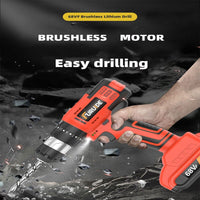 68VF Brushless Cordless Drill Complete Tool Kit Toolbox Electric Tool Set