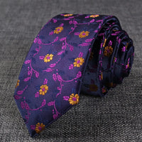 New Skinny 6CM Mens Necktie Slim Narrow Ties For Man Plaids Striped Paisley Jacquard Cravat Business Party Corbatas Neck Tie