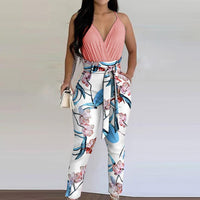 Summer Romper Women Jumpsuit High Waist Sleeveless One-pieces Playsuits Women Bodysuit Rompers