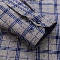 Autumn Winter Thicken Fleece Shirts For Men Business Plaid Shirt Long Sleeve Warm Clothes Male Single Pocket Classic Check Shirt