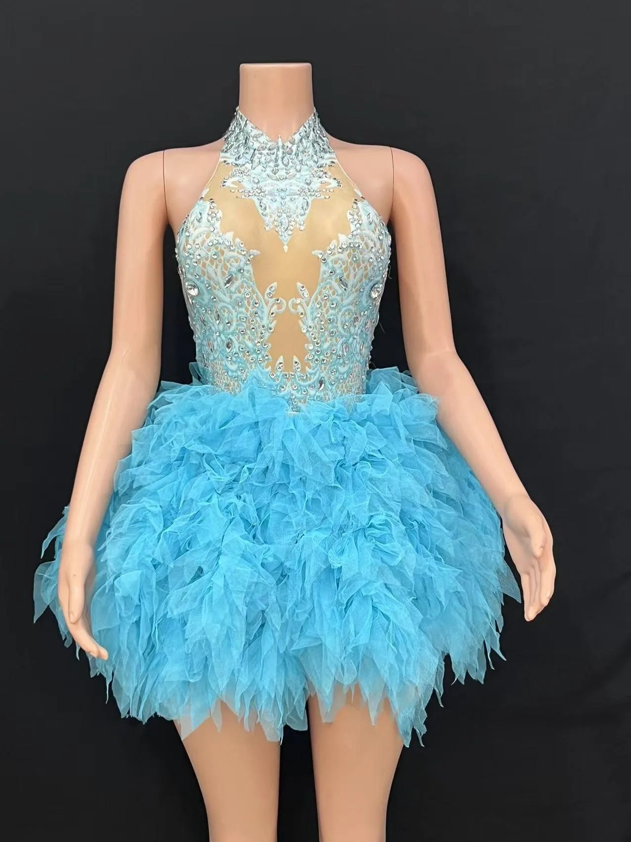 Bar ds Korean women's club nightclub pink diamond conjoinedgogo sexy hot dance interactive Kpop costume set X006