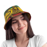 Summer Unisex Fashion Bucket Hats Rasta Flag Lion Women Men Fishing Hat  Autumn Outdoor Travel Sun Cap for Bob