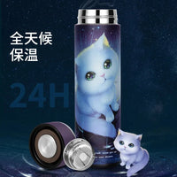 304 stainless steel insulated and cold insulated vacuum insulated cup for male and female students, tea water cup, creative cup