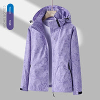 New Waterproof Windproof Jacket Men Women Outdoor Hiking Coat Military Camo Breathable Detachable Hood Raincoat Trekking Jacket