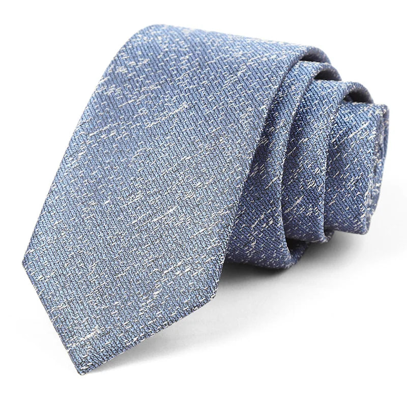 Luxury Skinny 6CM Mens Necktie Ties For Man Striped Plaid Floral Solid Jacquard Ascot Business Party Neck Tie Accssories