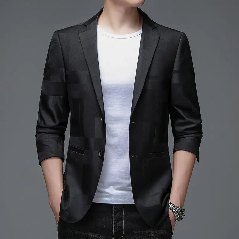 Jacket for Men Plus Big Size Oversize Black Man Suits and Blazers Fashion 2025 Menswear Elegant Clothing Coats High Quality New