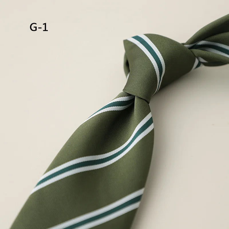 8CM Formal Striped Neckties For Men Suit Professional Gentleman Polyester Paisley Neck Tie Male Groomsman Wedding Party Cravat