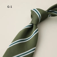 8CM Formal Striped Neckties For Men Suit Professional Gentleman Polyester Paisley Neck Tie Male Groomsman Wedding Party Cravat